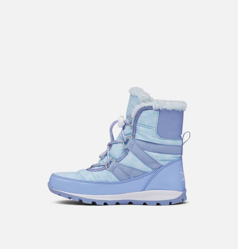 Kids Snow Boots Blue - Sorel Disney X Youth Whitney™ Short Frozen 2 –Elsa Edition - 836027-CIV